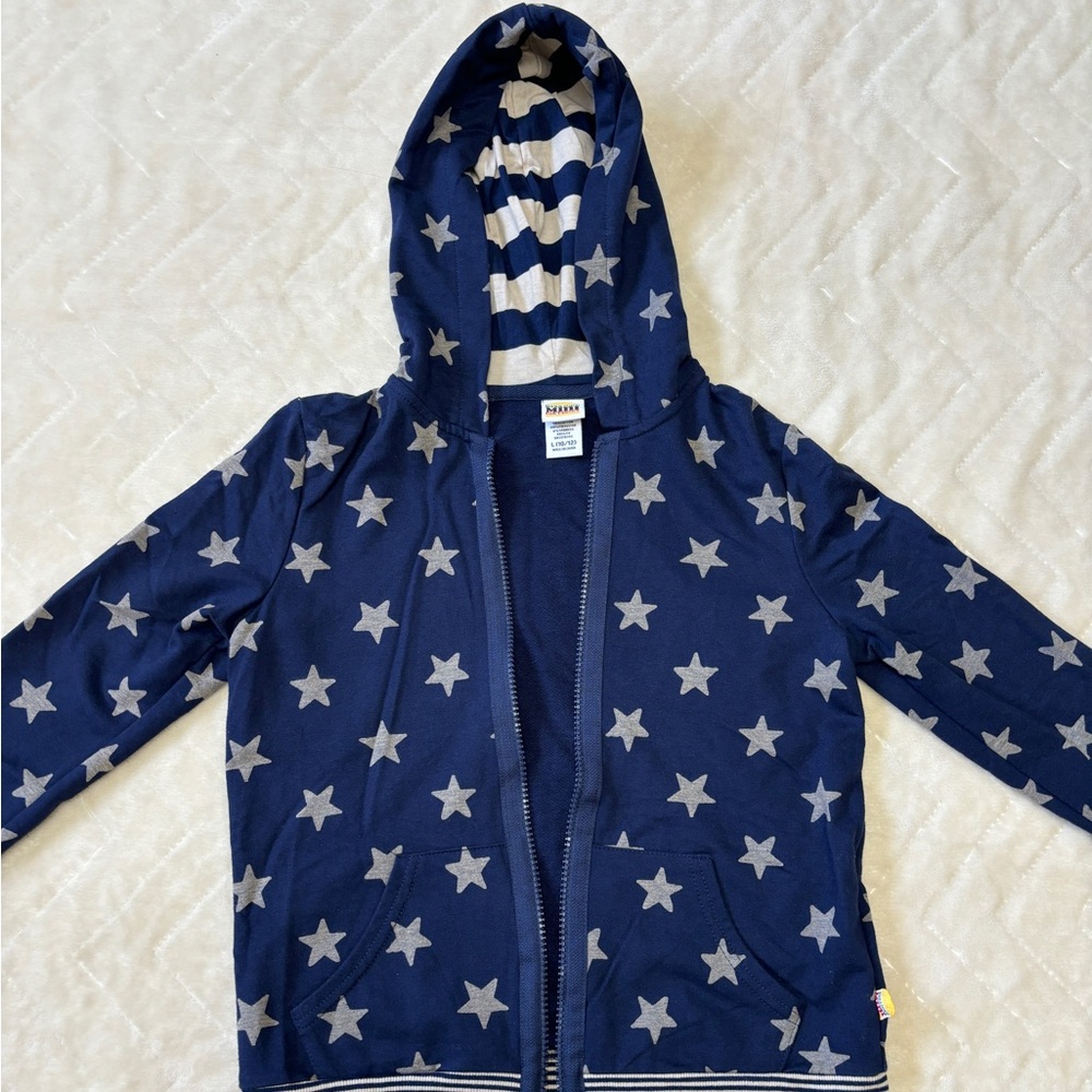 Girls sz L 10/12 Harajuku Mini for Target Blue Hoodie Sweatshirt - Gwen Stefani